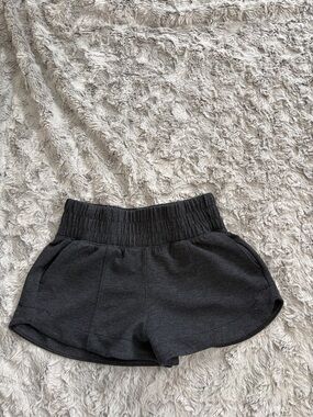 Black High-Rise Shorts